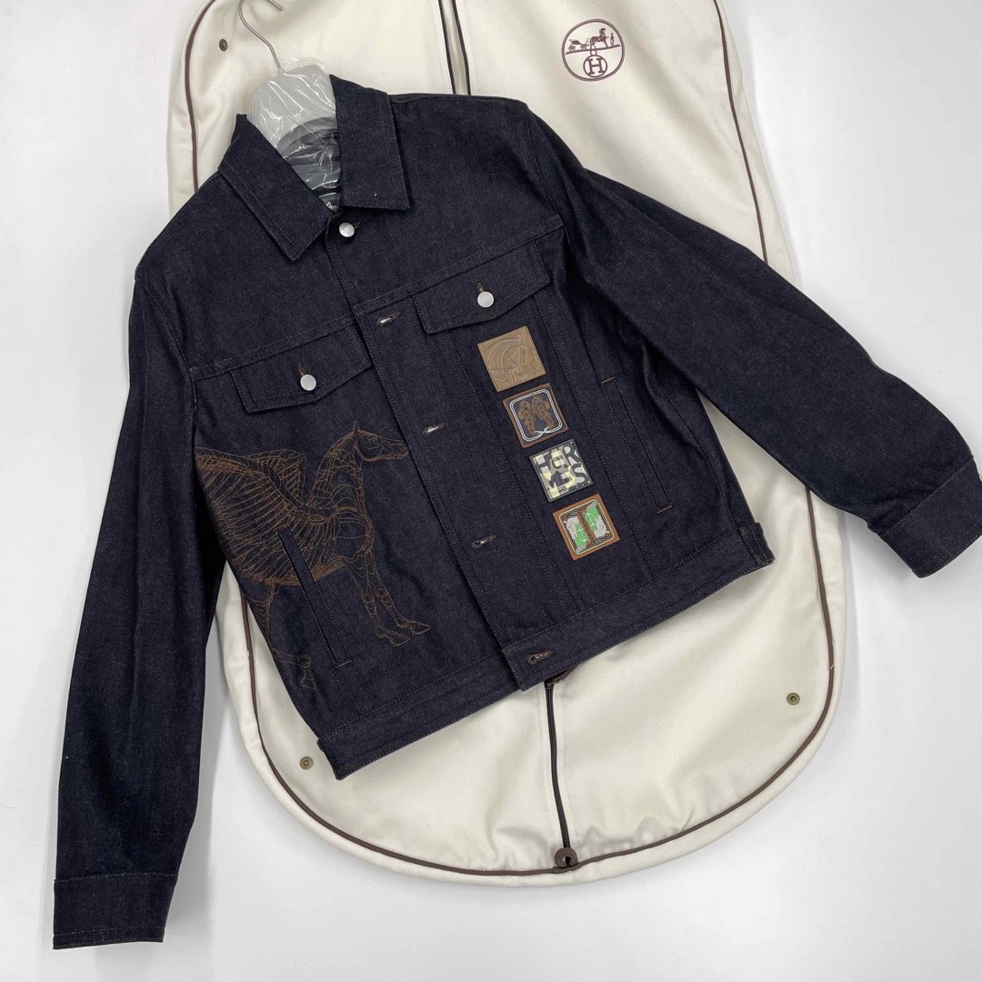 HERMES - エルメス 2023 S/S デニムジャケット ”アイコン・オ・カレ