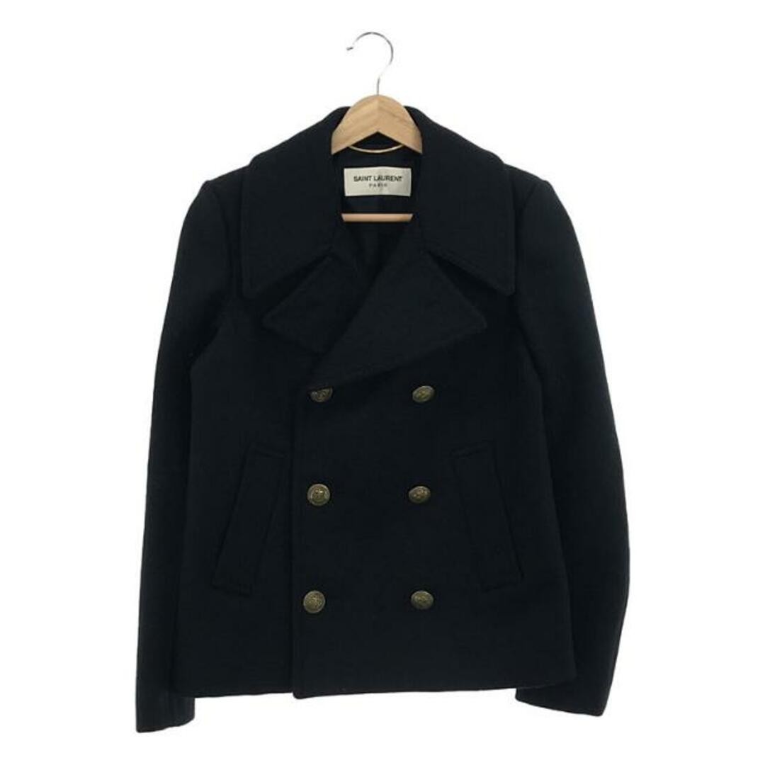 美品】 SAINT LAURENT PARIS / サンローランパリ | ウール ピーコート
