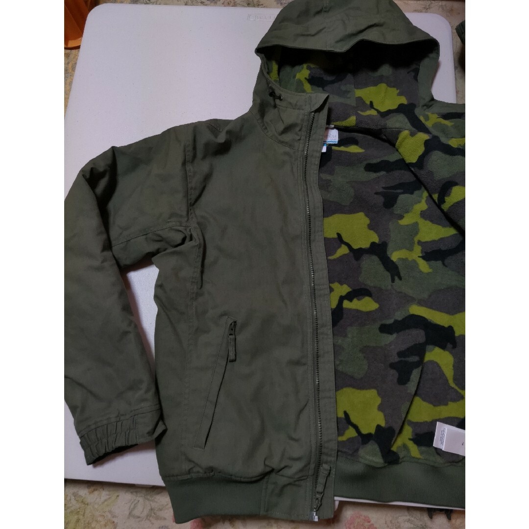 Columbia - メンズ✻Columbia カーキ色 裏地フリース 迷彩柄