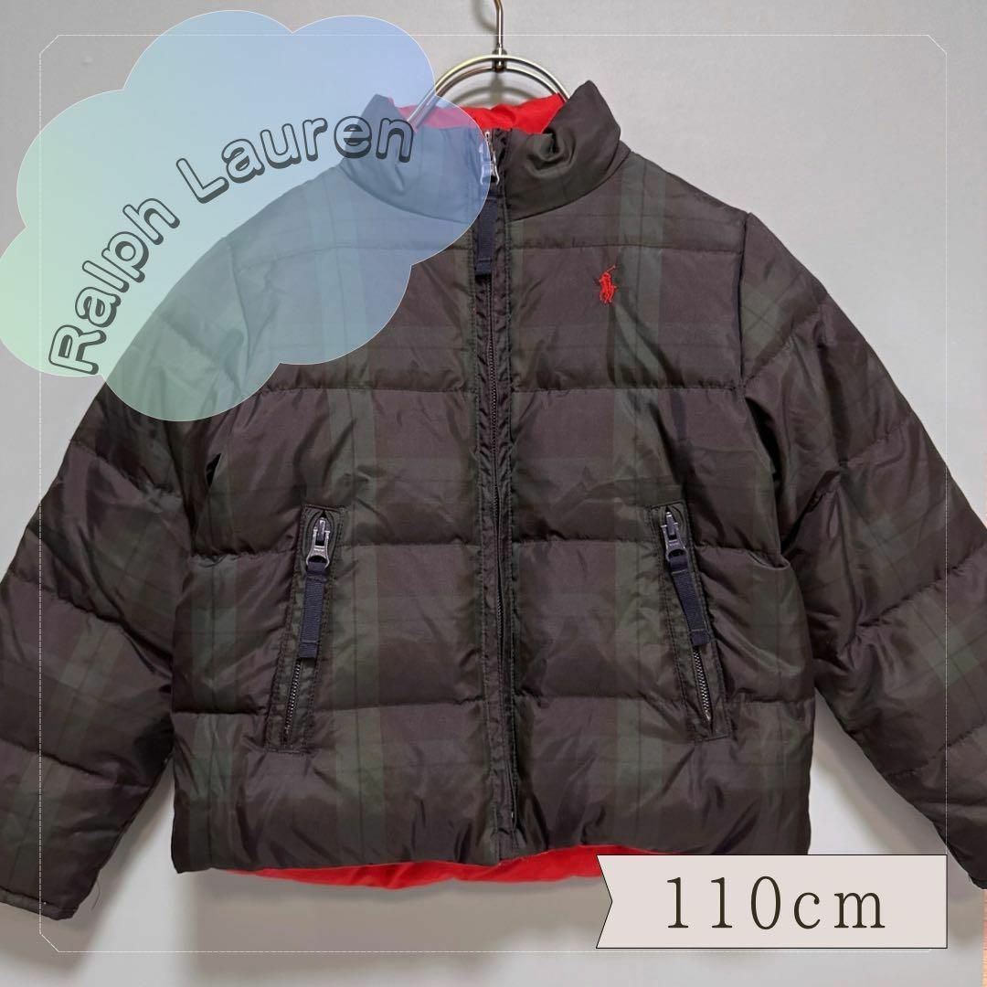Ralph Lauren - 【 ラルフローレン 】 リバーシブル ダウンジャケット