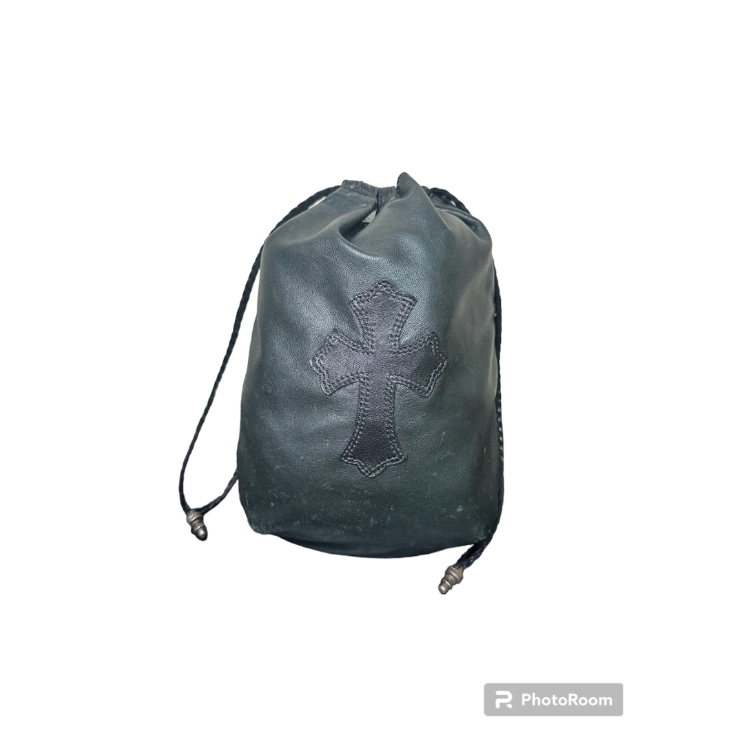 Chrome Hearts - クロムハーツ ドローストリング サックポーチ 巾着型