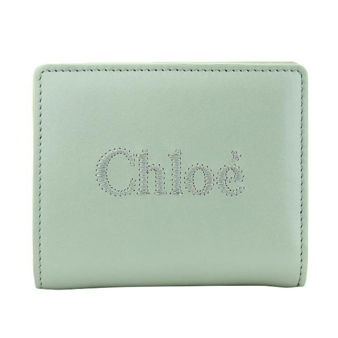 Chloe - 新品 クロエ Chloe 2つ折り財布 クロエ センス ベイグリーンの