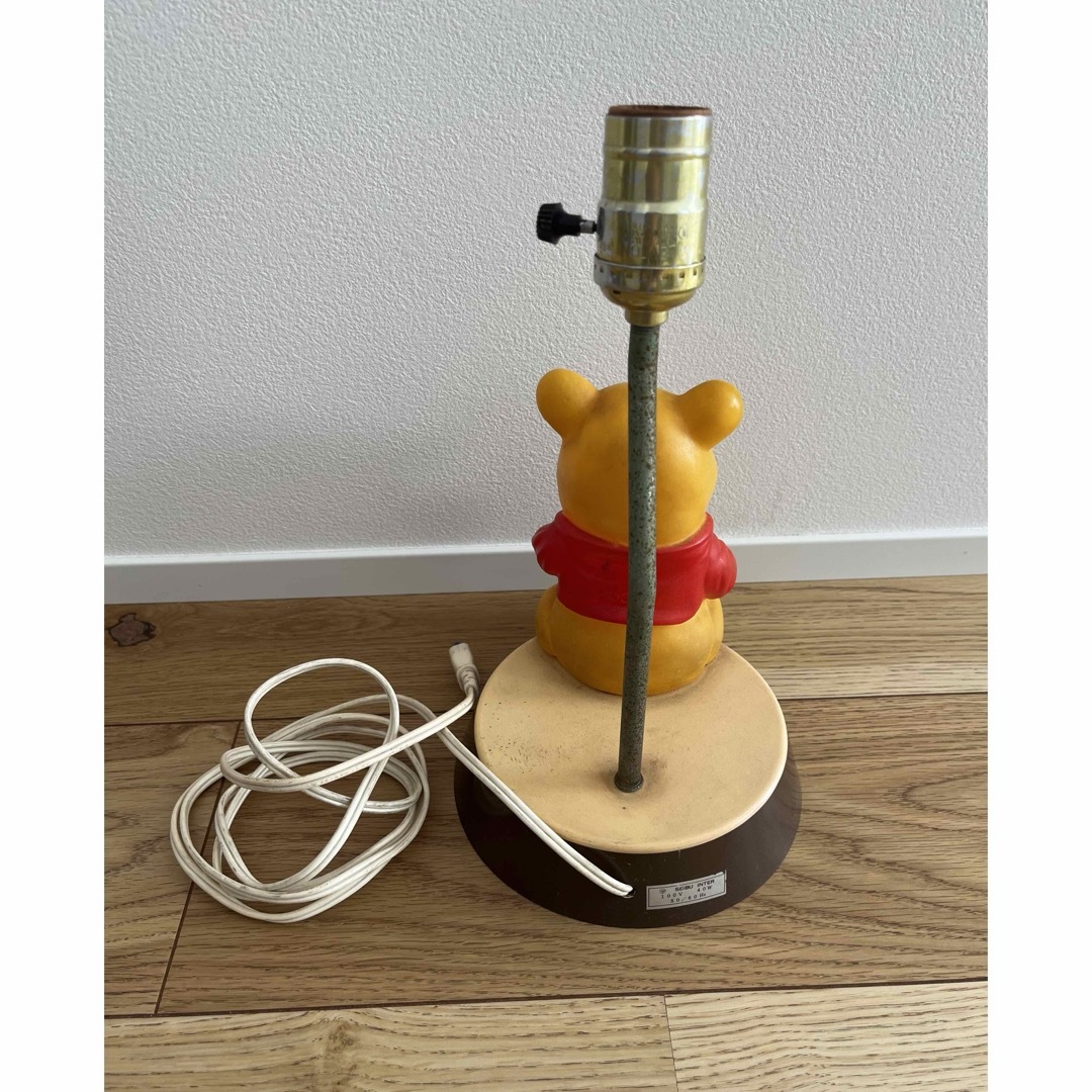 Disney - くまのプーさん ランプ 照明 アンティーク ヴィンテージの