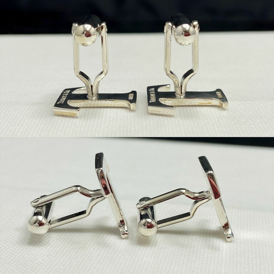 Tiffany & Co. - 新品仕上 廃盤 ティファニー Tロゴ カフス タイタック