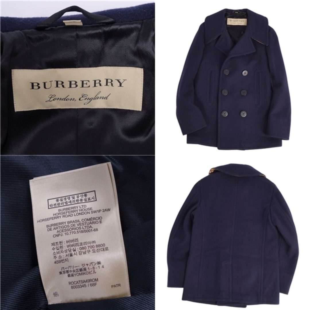 BURBERRY - 極美品 バーバリー BURBERRY コート Pコート ダブル