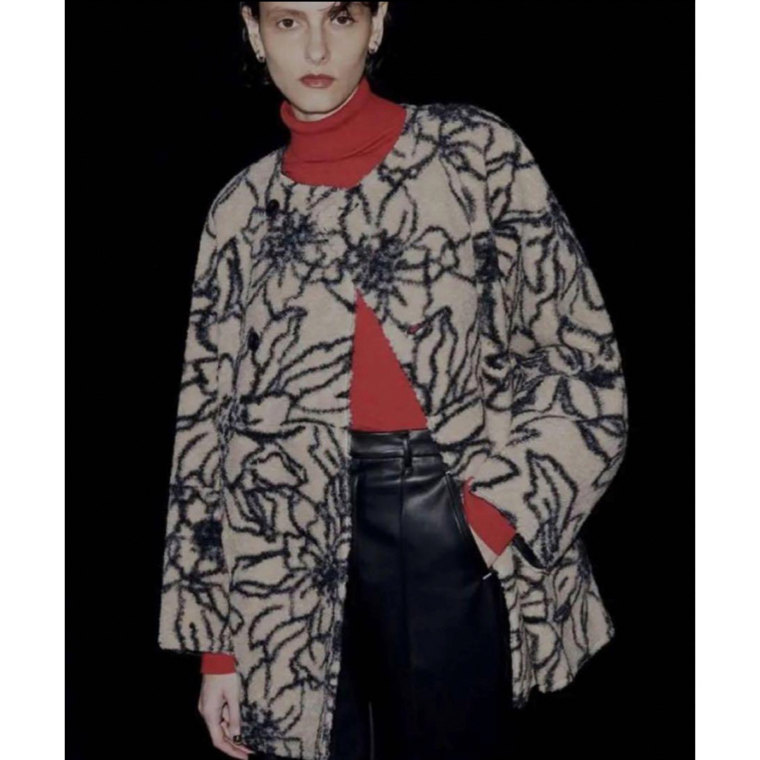 Ameri VINTAGE - REVERSIBLE FAKE BOA MIDI COATの通販 by smile ◡̈