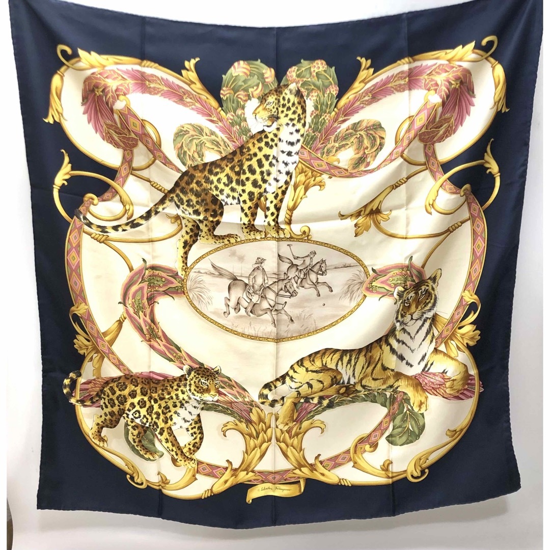 Salvatore Ferragamo - フェラガモ シルクスカーフ 18677926の通販 by