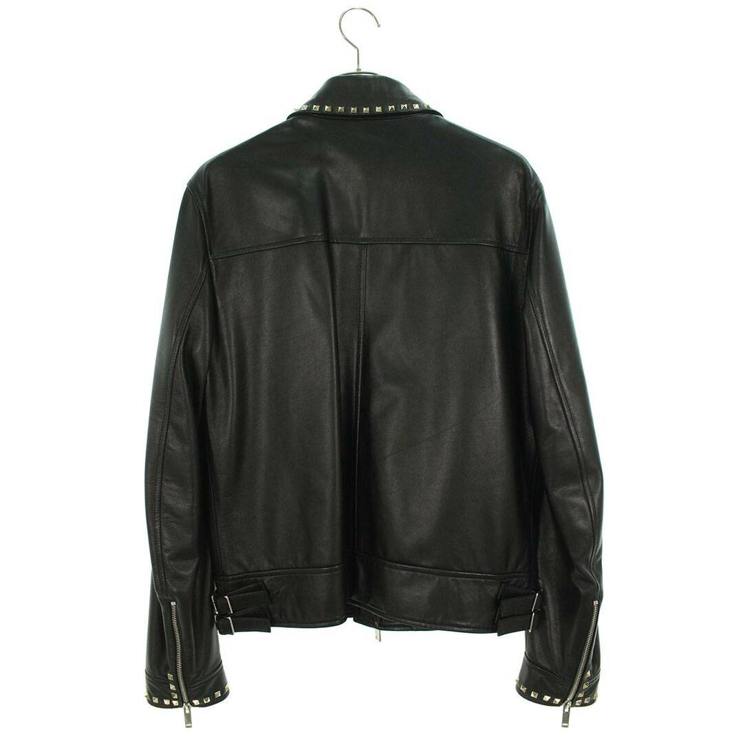 VALENTINO - ヴァレンチノ ロックスタッズシングルライダースレザー