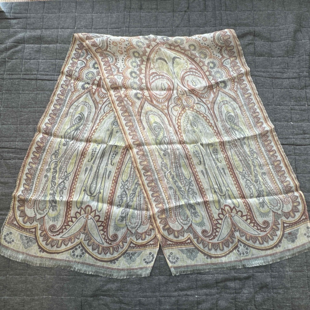 ETRO - ETRO エトロ ストール マフラー スカーフ ペイズリー ロゴの