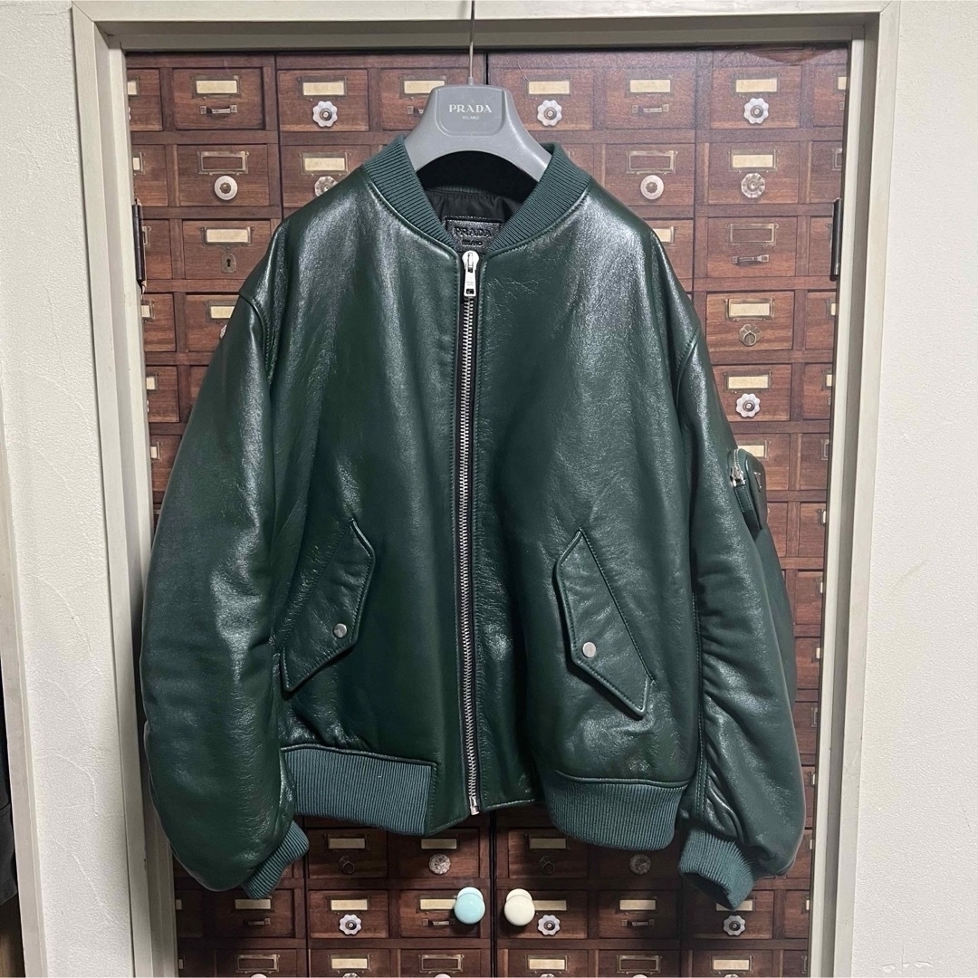 PRADA - 21AW Prada raf simons Nappa leather ボンバーの通販 by