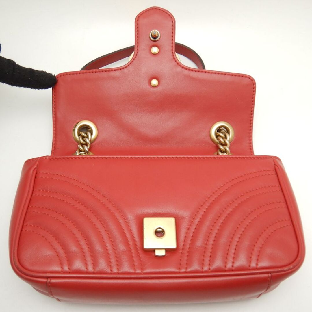 GUCCI - GUCCI グッチ キルティングミニバッグ 446744 ショルダー