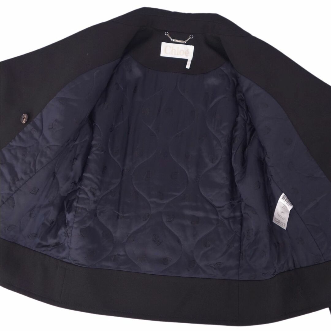 Chloe - 美品 クロエ Chloe コート ダブルブレスト ショート丈 ウール