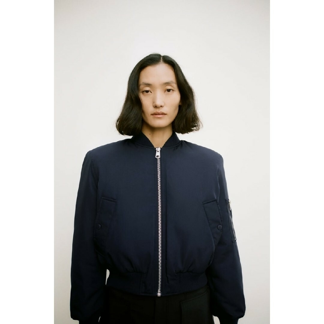 ZARA - ZARA ZW COLLECTION ショート ボンバージャケット Mサイズの