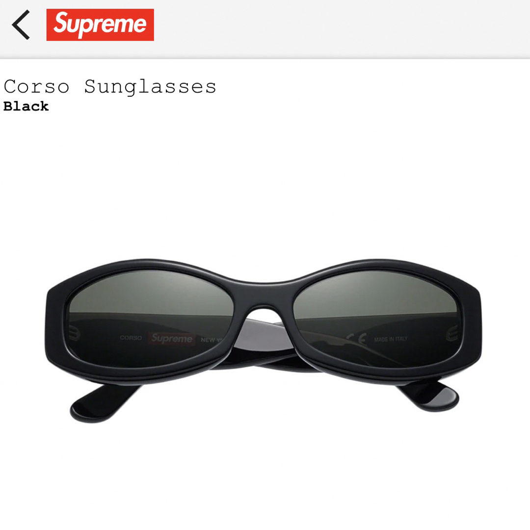 Supreme - supreme Corso Sunglassesの通販 by r10r※プロフ必読