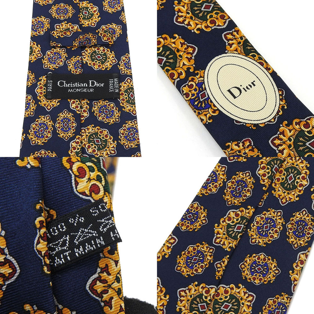Dior - 【中古】クリスチャン ディオール ネクタイ シルク100