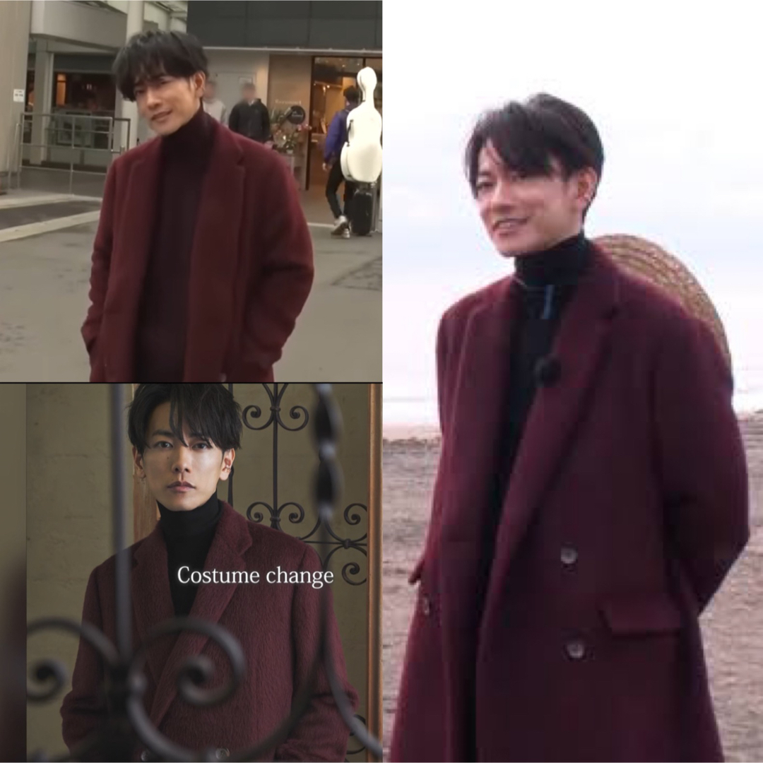 ABYTS コート ジャケット シャギー ニット シャツ 佐藤健 着用の通販