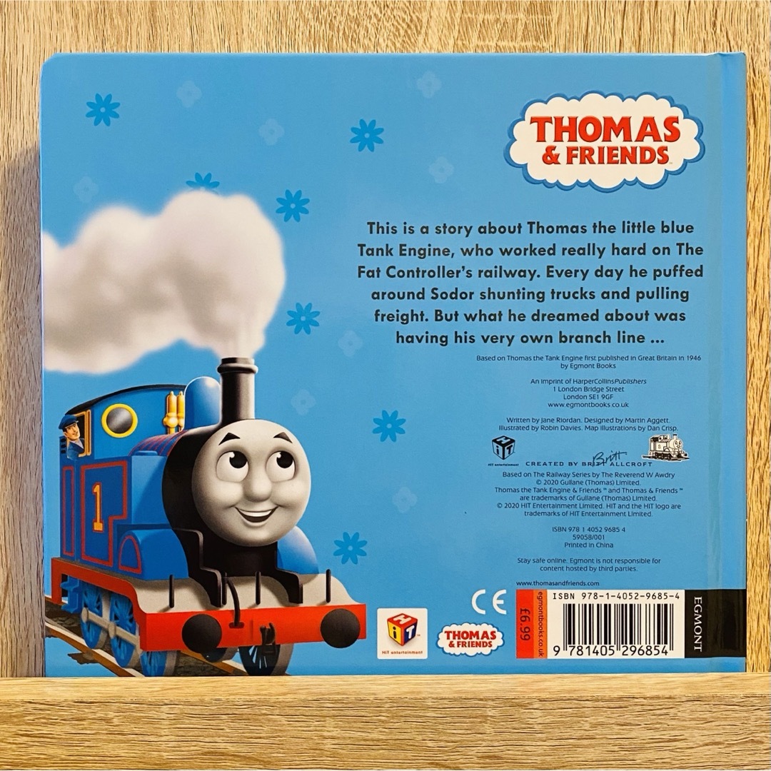 THOMAS - 英語絵本 キッズ洋書 ボードブック きかんしゃトーマスの物語