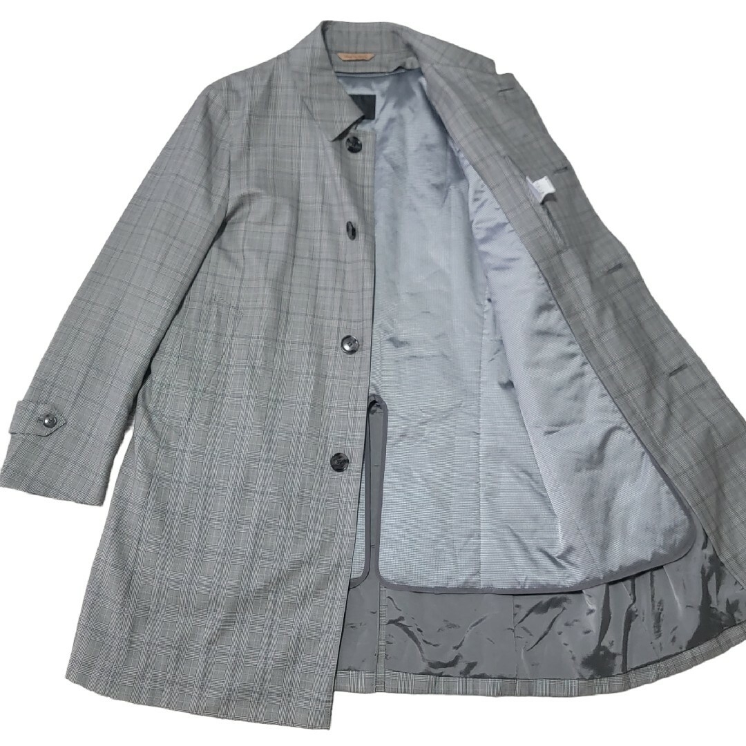 春向】日本製 noumi 野海 カシミヤ 46 シルク L バルマカーンコートの