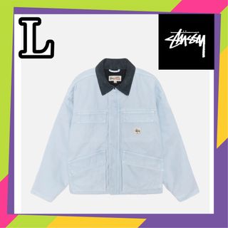 STUSSY - Stussy SHOP JACKET WASHED CANVAS Lの通販 by ケンタ006's