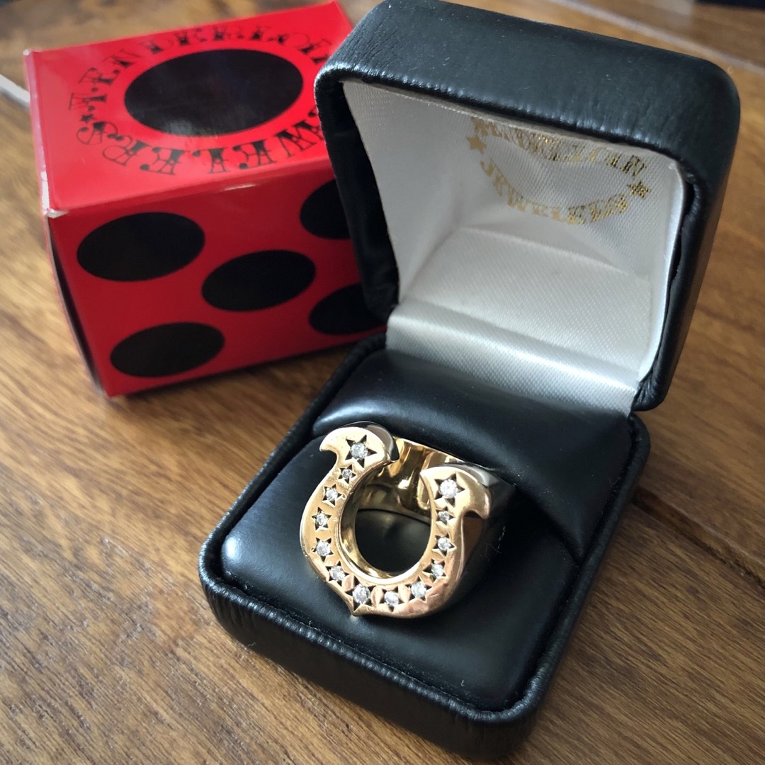 TENDERLOIN - TENDERLOIN テンダーロイン 8K ホースシュー リング 13号