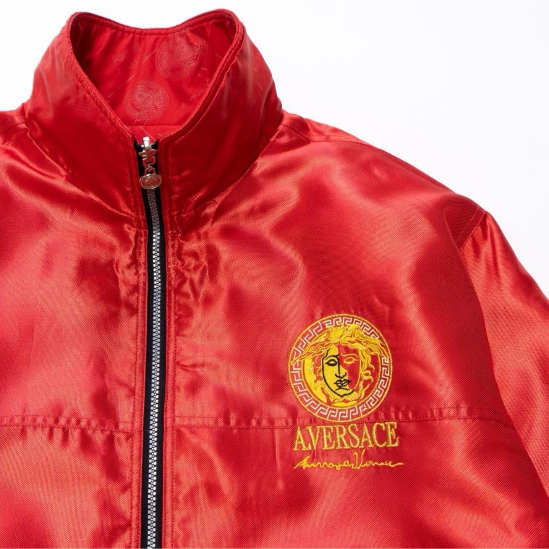 VERSACE - A.VERSACE ヴェルサーチ 90s 刺繍 ブルゾン の通販 by ぽん