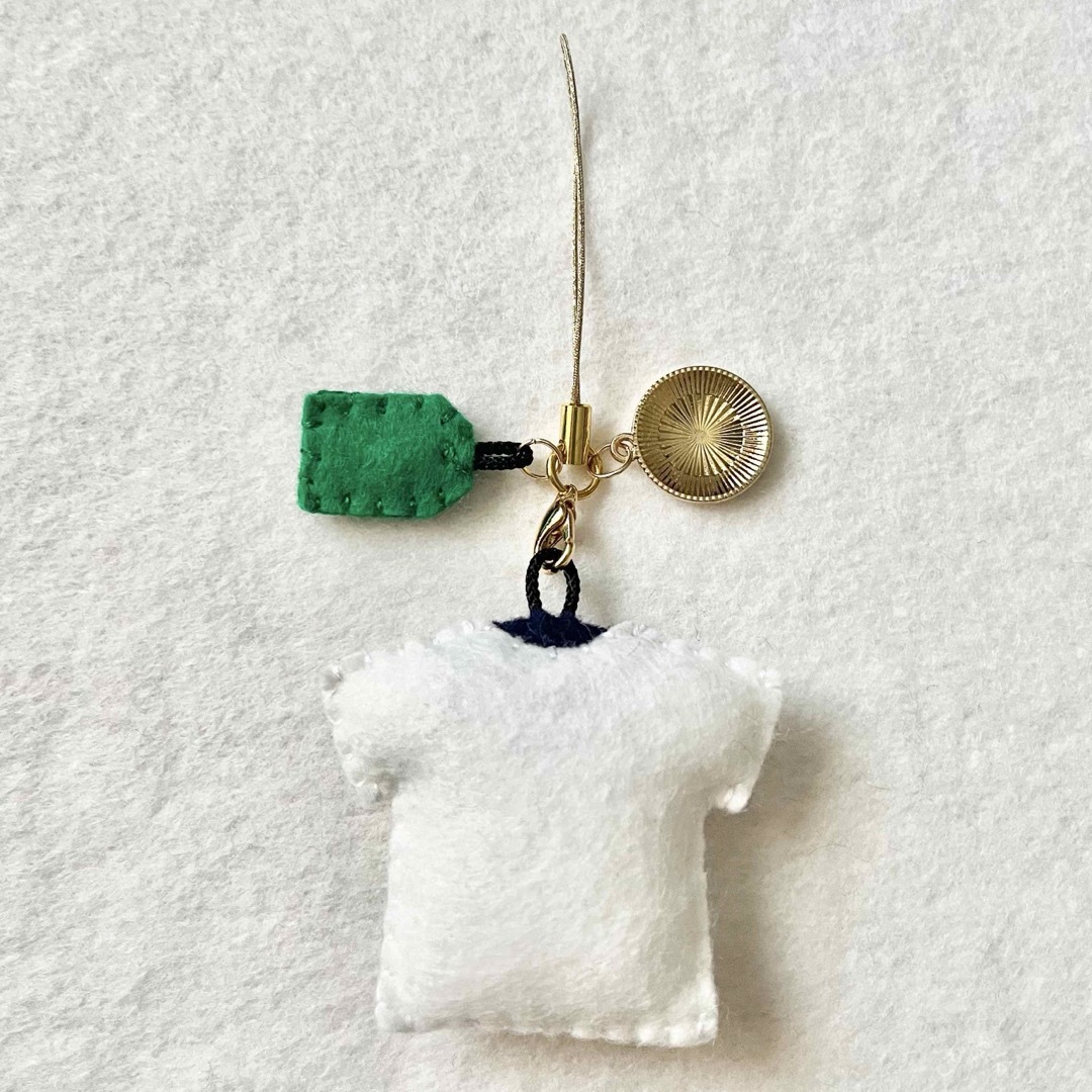 ⚾️野球 フェルト ユニフォーム （お守り、チャーム付）ストラップ