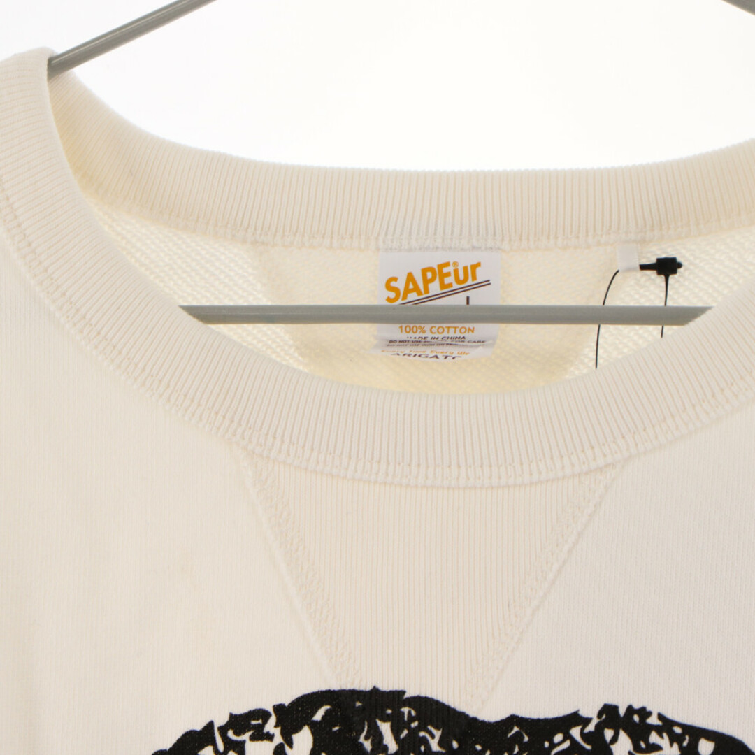 SAPEur サプール バッハグラフィックロゴ プリント スウェット