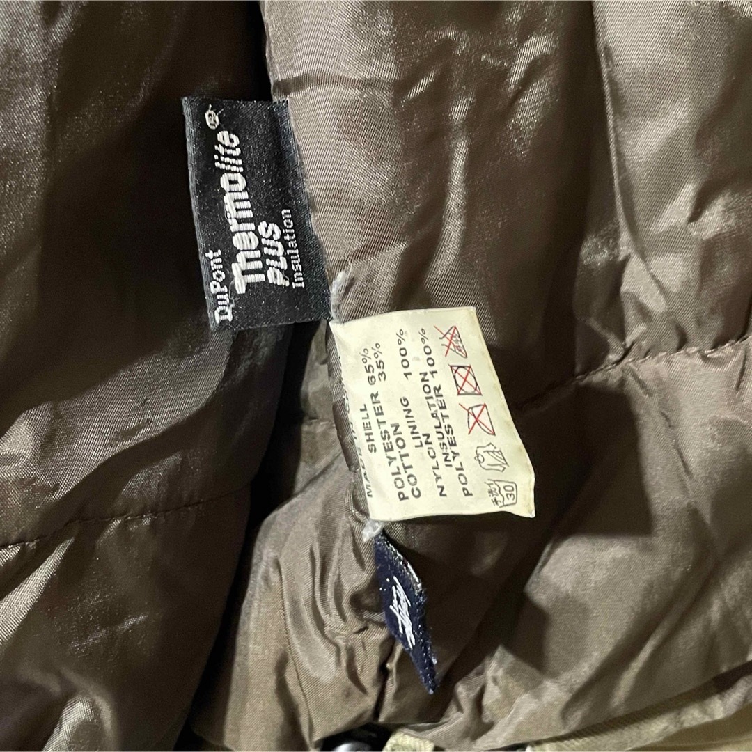 STUSSY - stussy 中綿ジャケット thermolite チェック 90s xlの通販 by