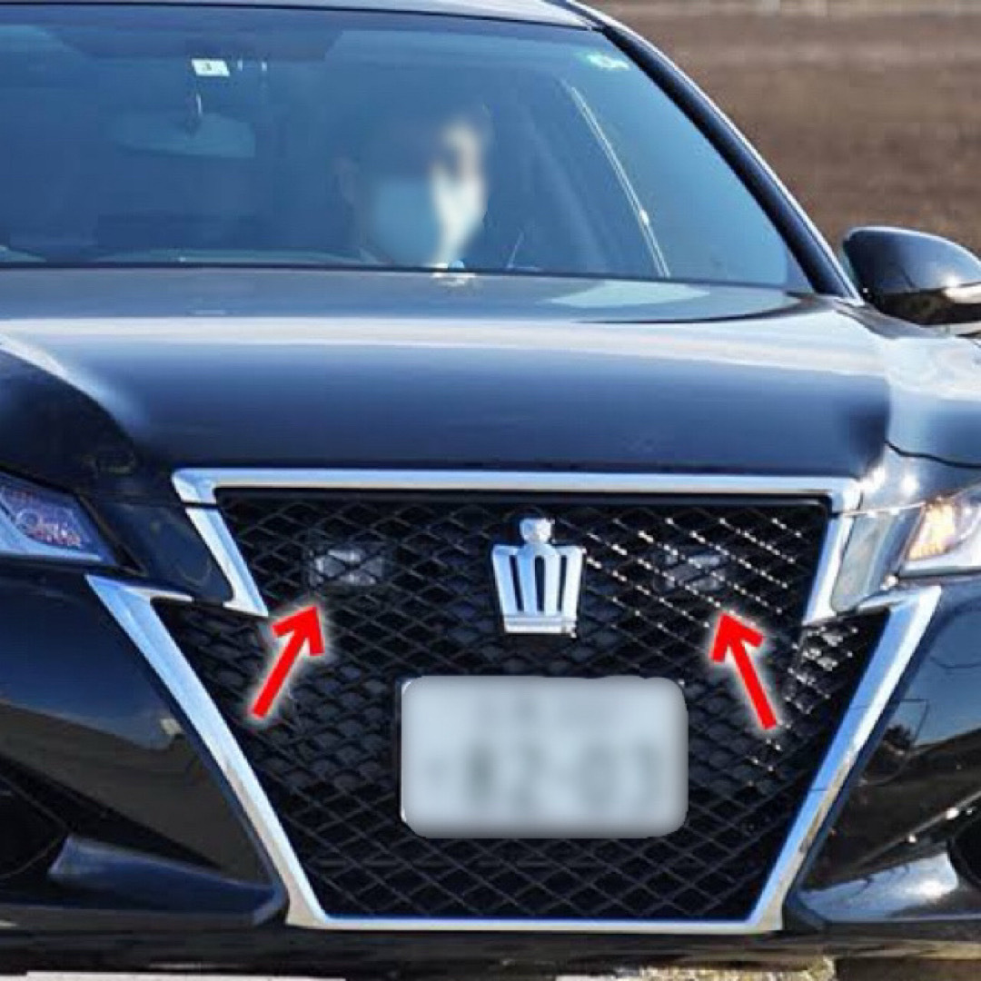 本物純正・覆面パトカー用】パトライト製 前面警光灯 左右2個セットの