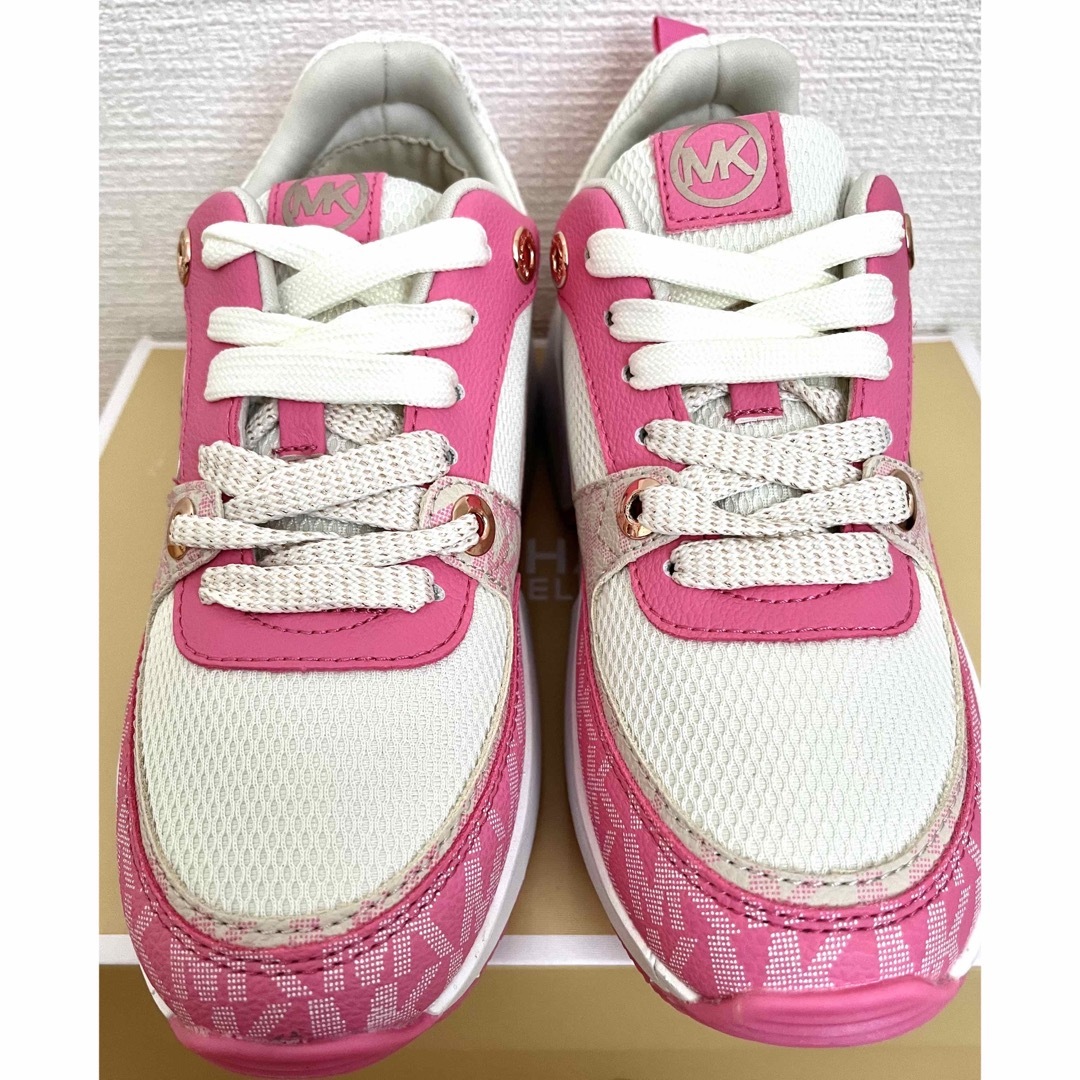 MICHAEL KORS - マイケルコース キッズ スニーカー ピンク 21cmの通販