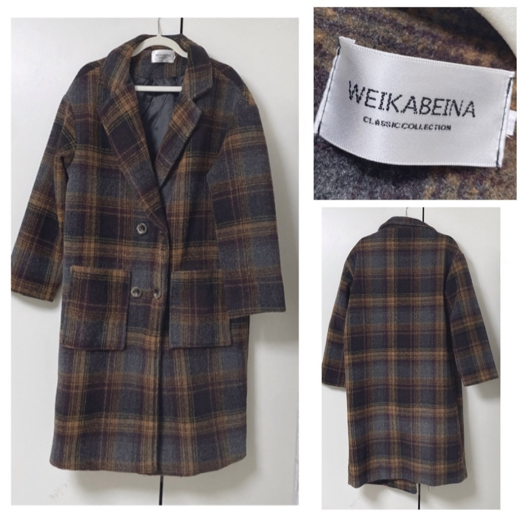 COLONY 2139 - チェック柄ダブルボタンチェスターコートの通販 by ai's