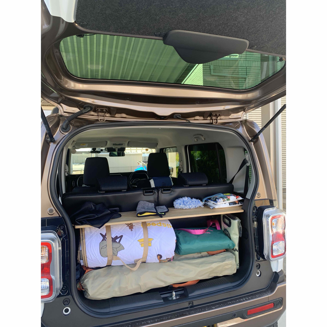 スズキ ハスラー用ラゲッジボード 木製 塗装済み リクライニング対応