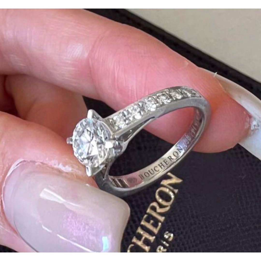 BOUCHERON - ブシュロン ビーラブド ソリテール ダイヤリング 0.72ctの