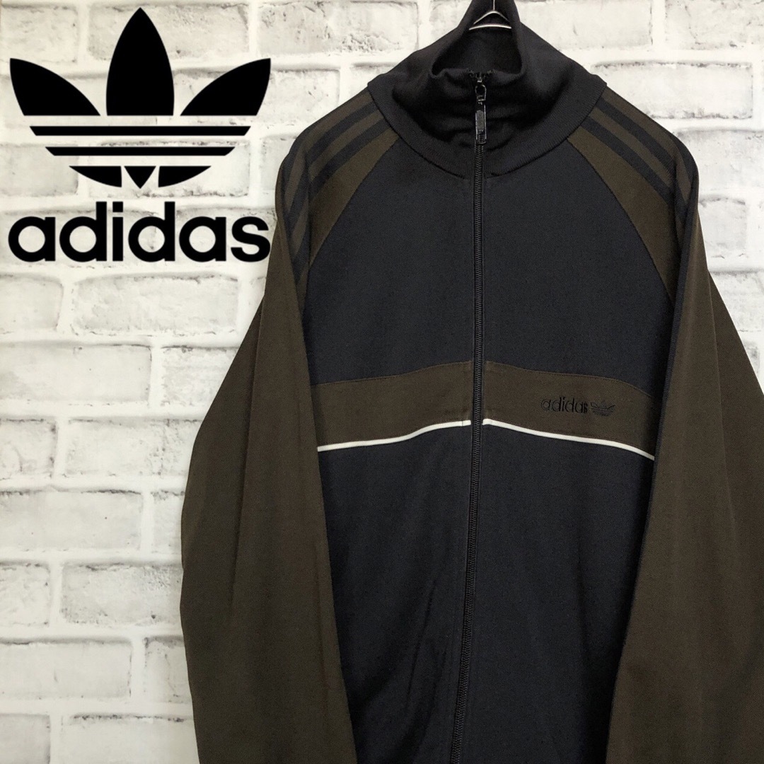 adidas Originals - 90s⭐️adidas ブラウントラックジャケット M 茶黒
