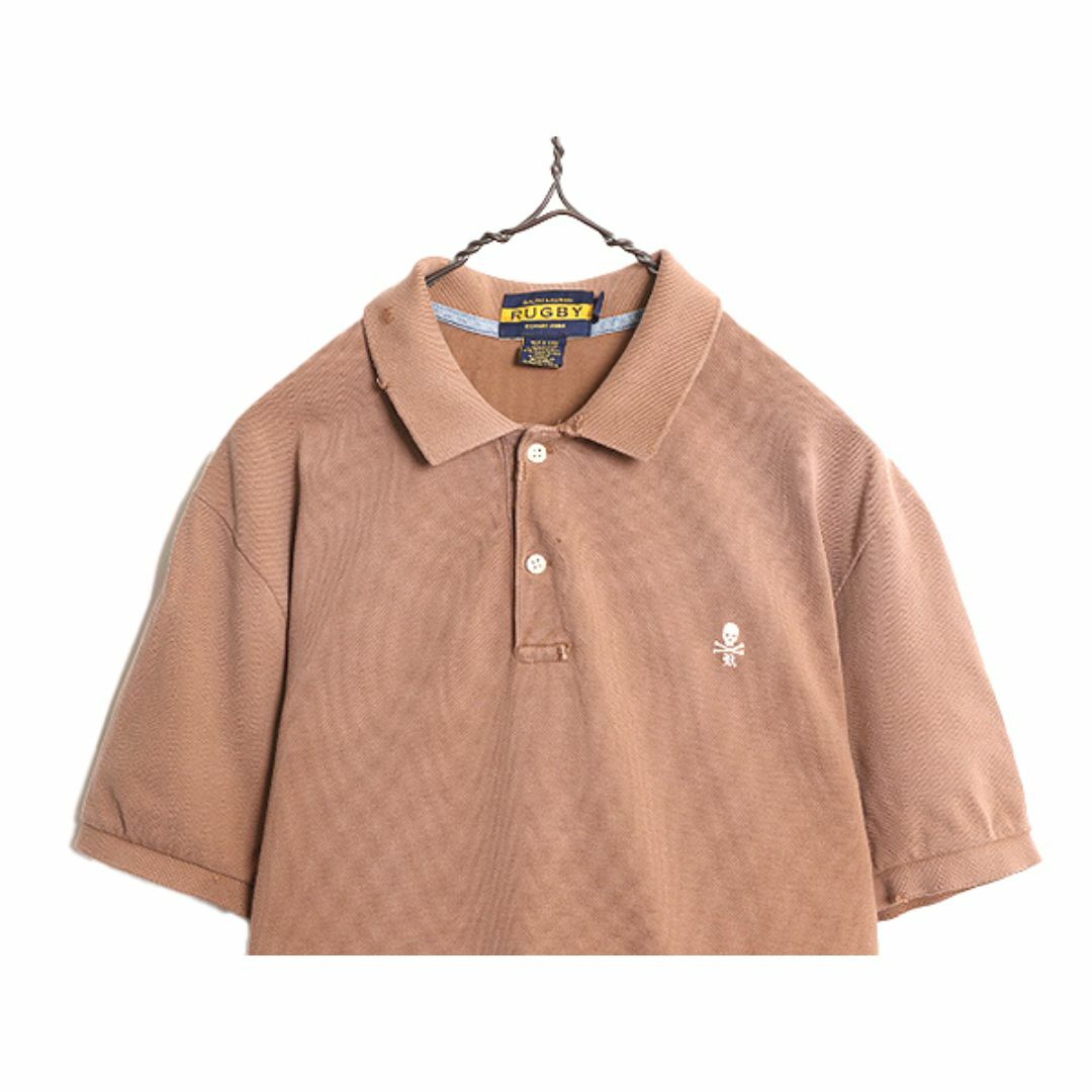 Ralph Lauren - ヴィンテージ 加工 ラグビー ラルフローレン 鹿の子