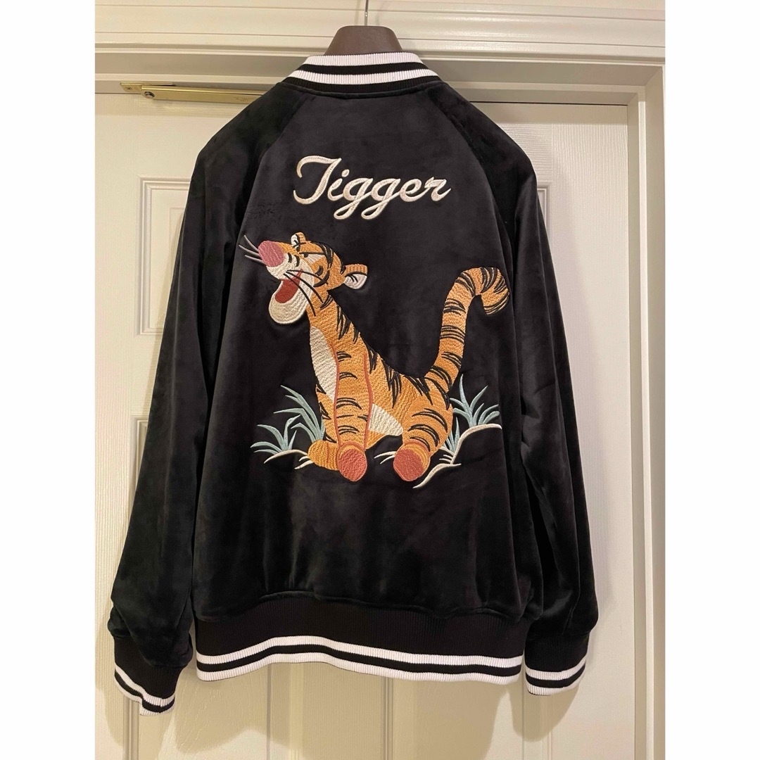 Disney - タグ付き ディズニーリゾート ティガー スカジャン ベロア M