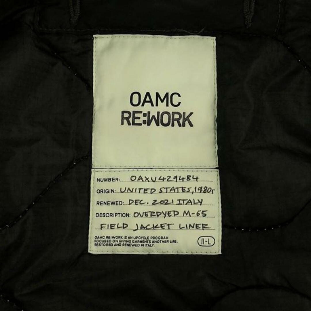 OAMC - 【新品】 OAMC / オーエーエムシー | RE:WORK ZIPPED LINER / M