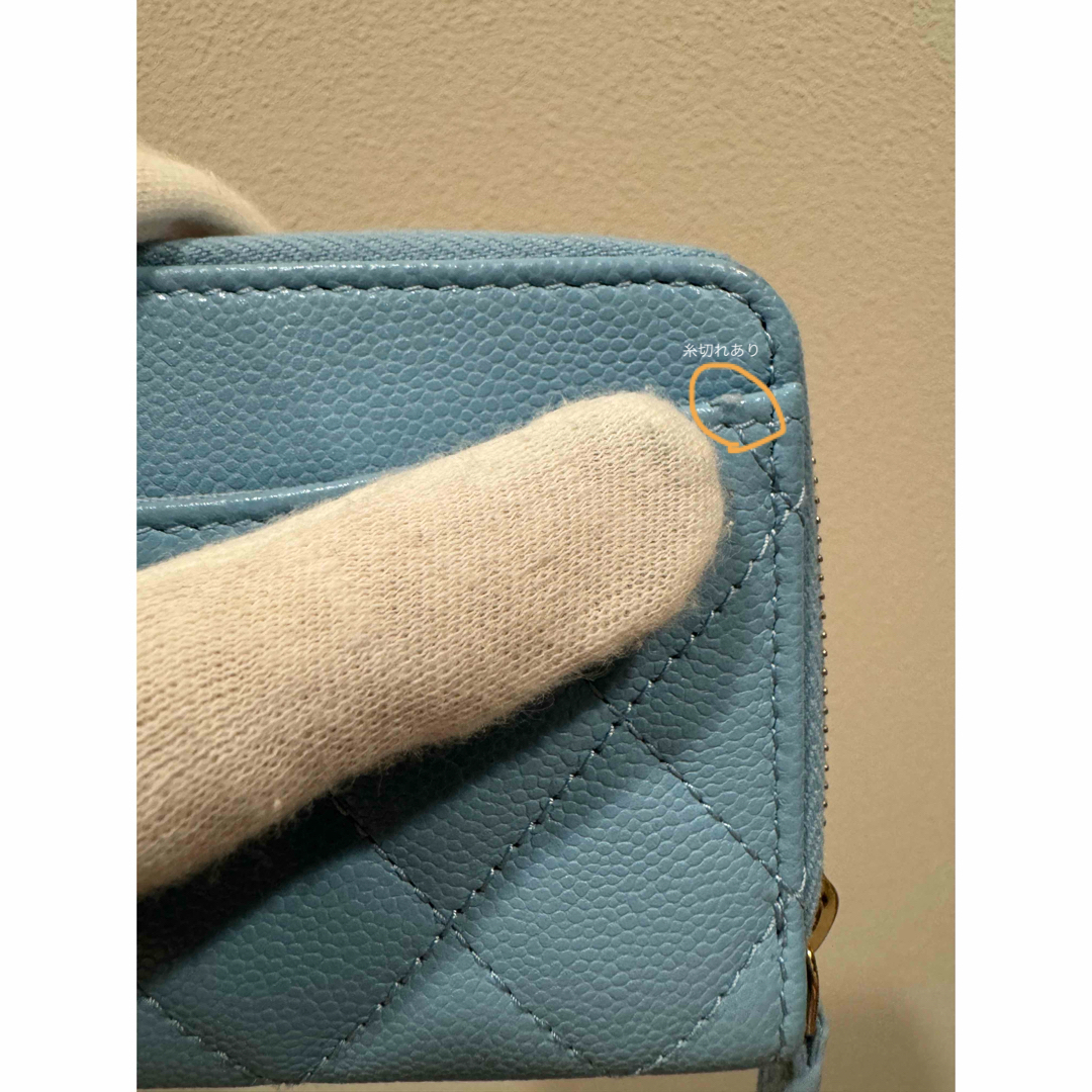 CHANEL - CHANEL 23A フラグメントケース カードケース ライトブルー