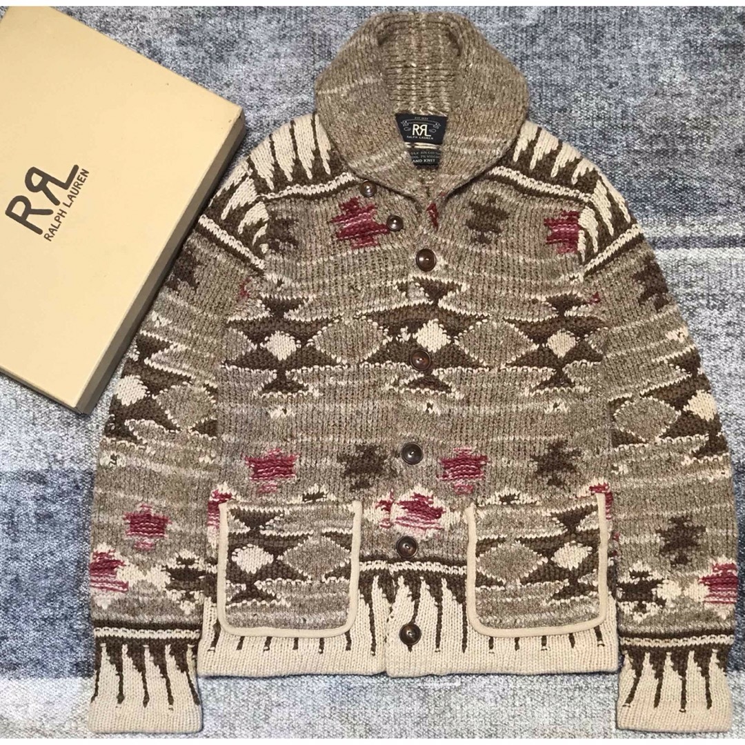 幻 スペシャル 箱付き 黄金期 木村拓哉さん着 RRL ニット カーディガン