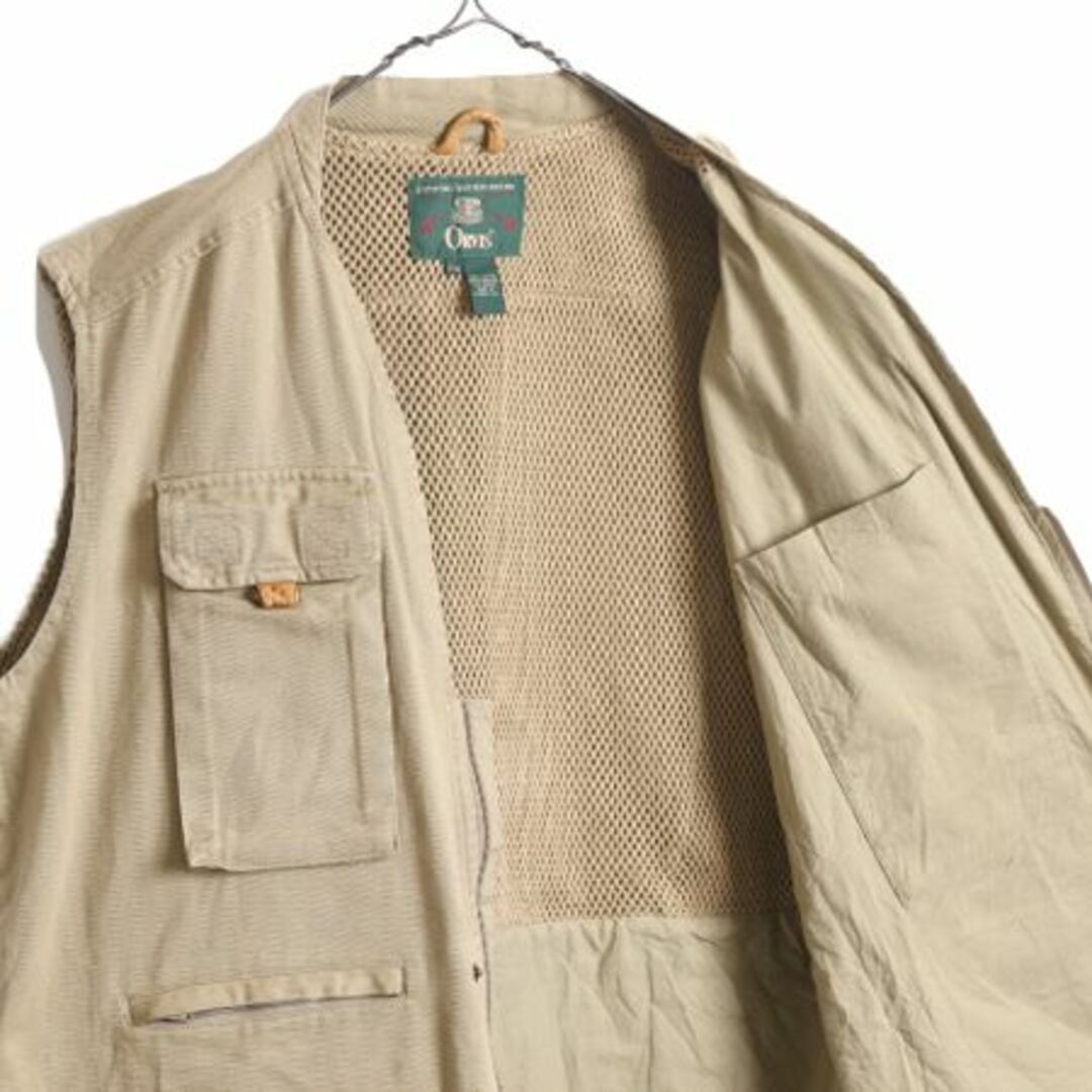 90s オービス フィッシング ベスト メンズ XL 90年代 オールド 旧タグ