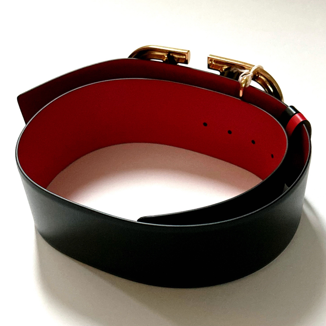 VALENTINO - 新品75 VALENTINO ヴァレンティノ Vロゴ ベルト 70MM VLTN