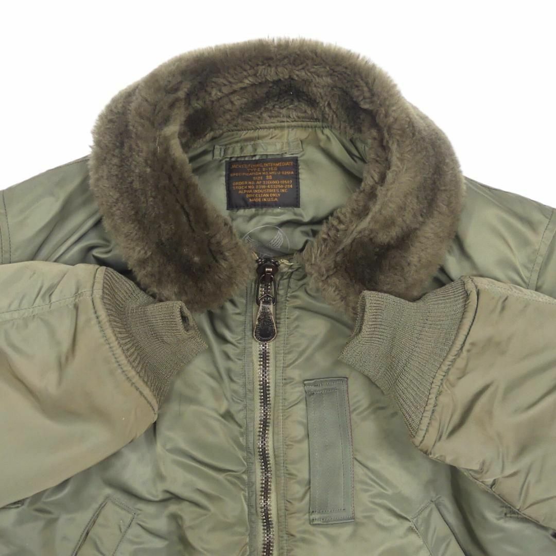 alpha - USA製 B-15D フライトジャケット MA-1 ALPHAアルファJJ802の