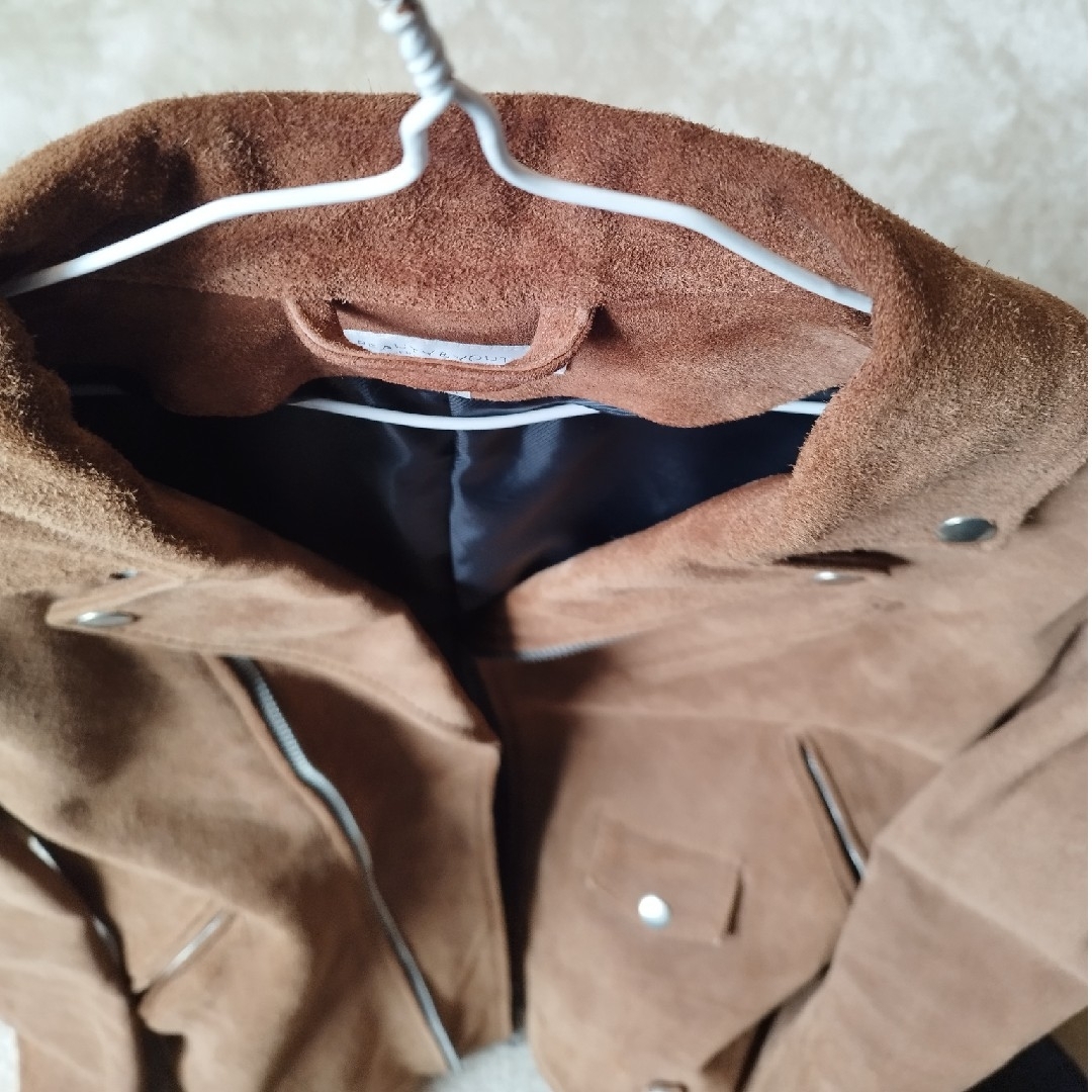 BEAUTY&YOUTH UNITED ARROWS - BY カウ スエード ダブル ライダース