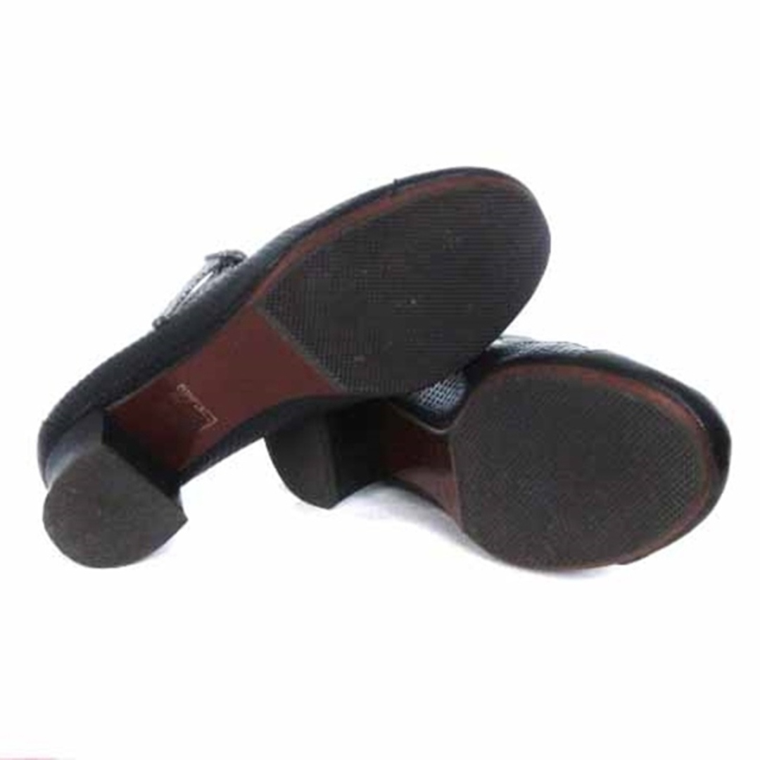 CHIE MIHARA - チエミハラ パンプス ストラップ パンチング レザー