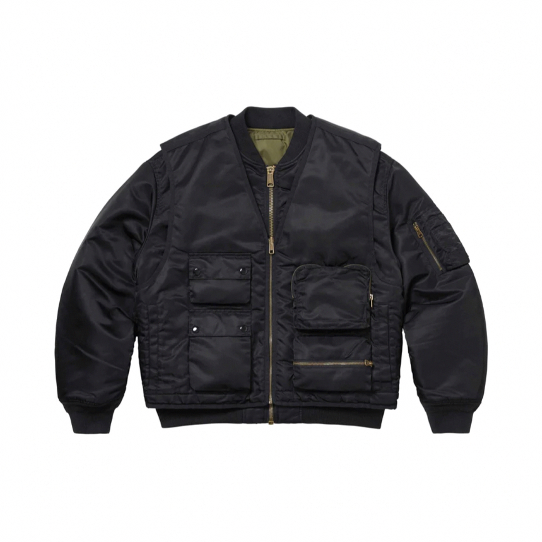 Supreme - 【Mサイズ】 Supreme 2-in-1 MA-1 + Vest Blackの通販 by