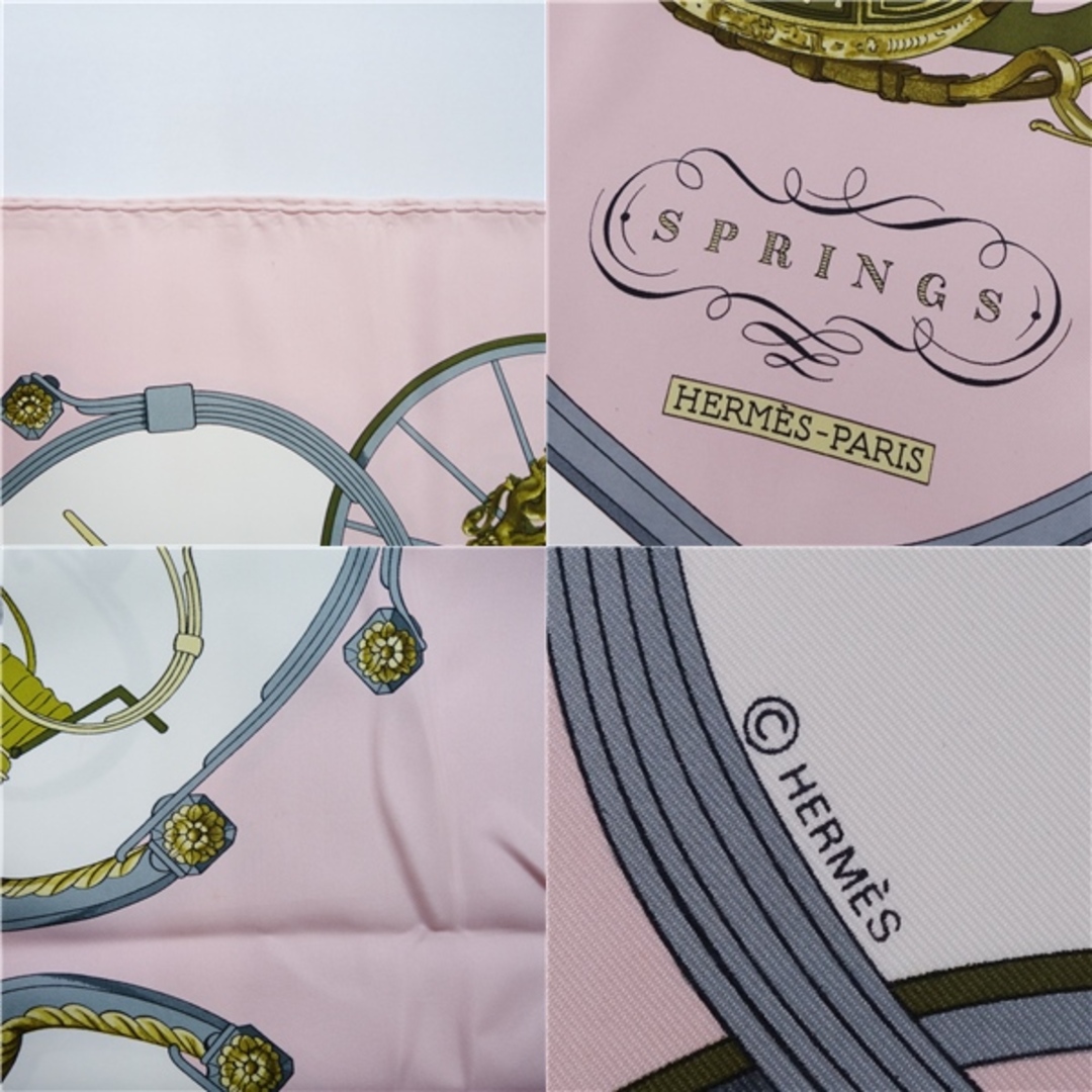 HERMES - エルメス HERMES スカーフ カレ90 Springs スプリング シルク