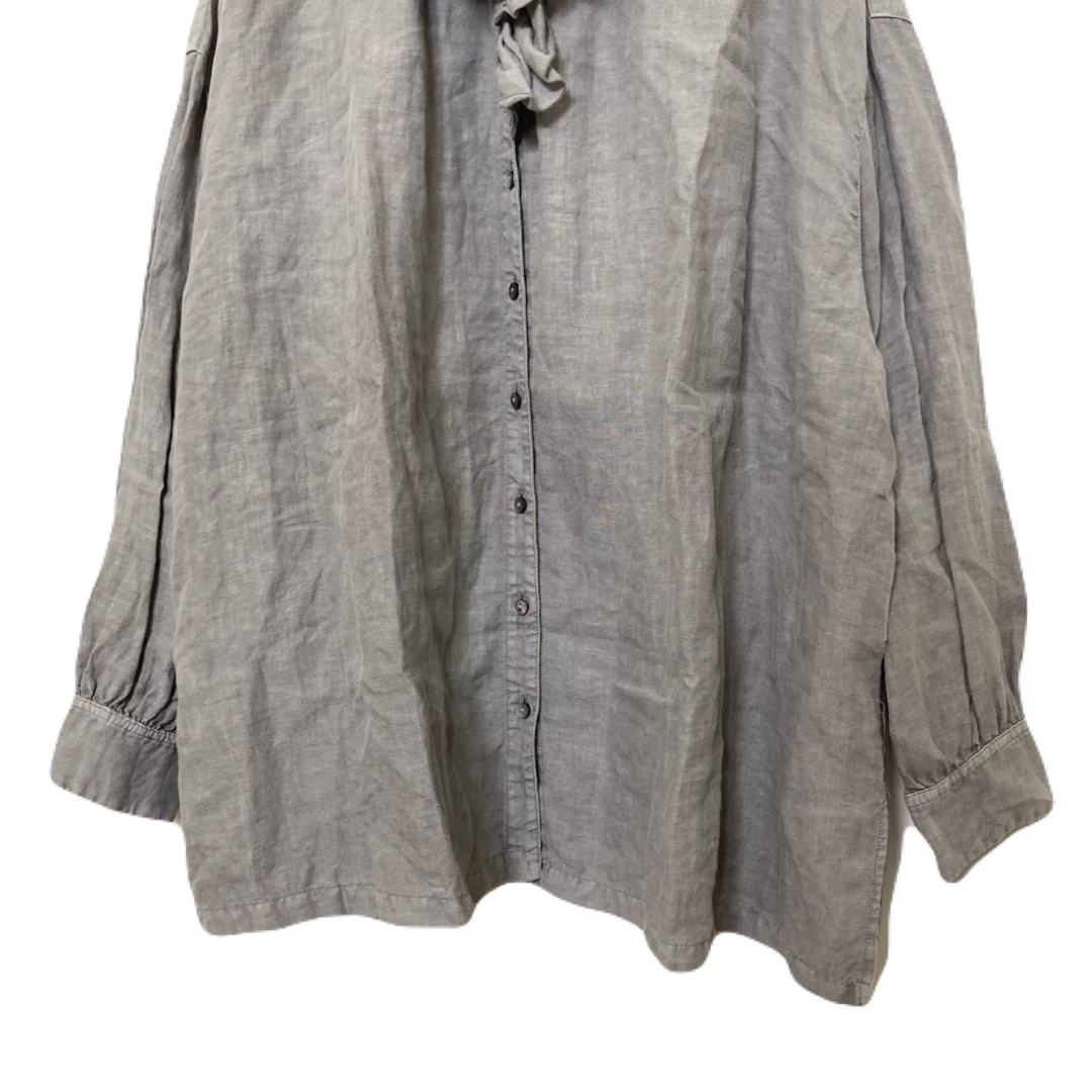 nest Robe - nest Robe リネン天然染めリーフカラーブラウスの通販 by