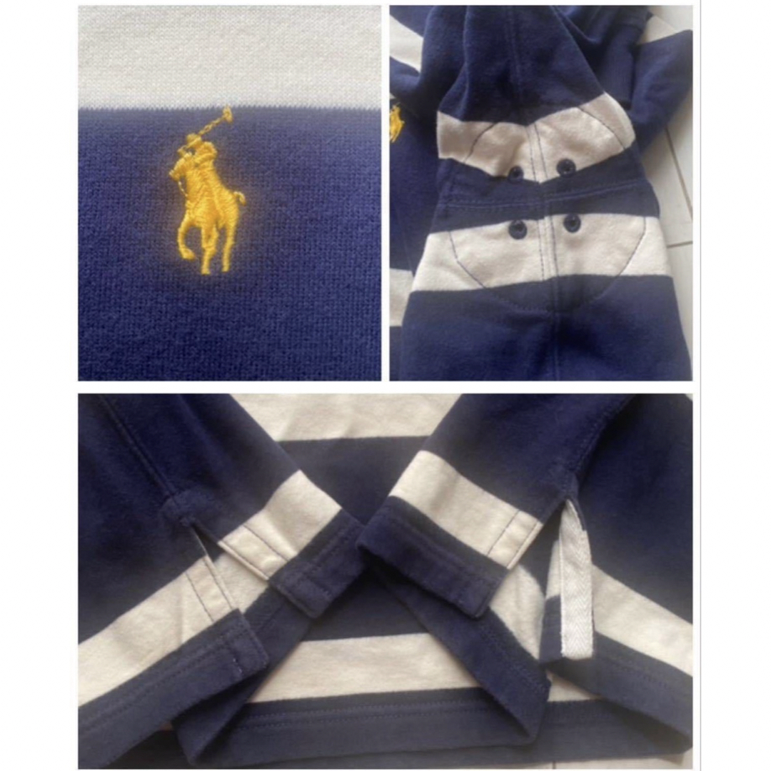 POLO RALPH LAUREN - 美品 POLO ラルフローレン ボーダー ラガーシャツ