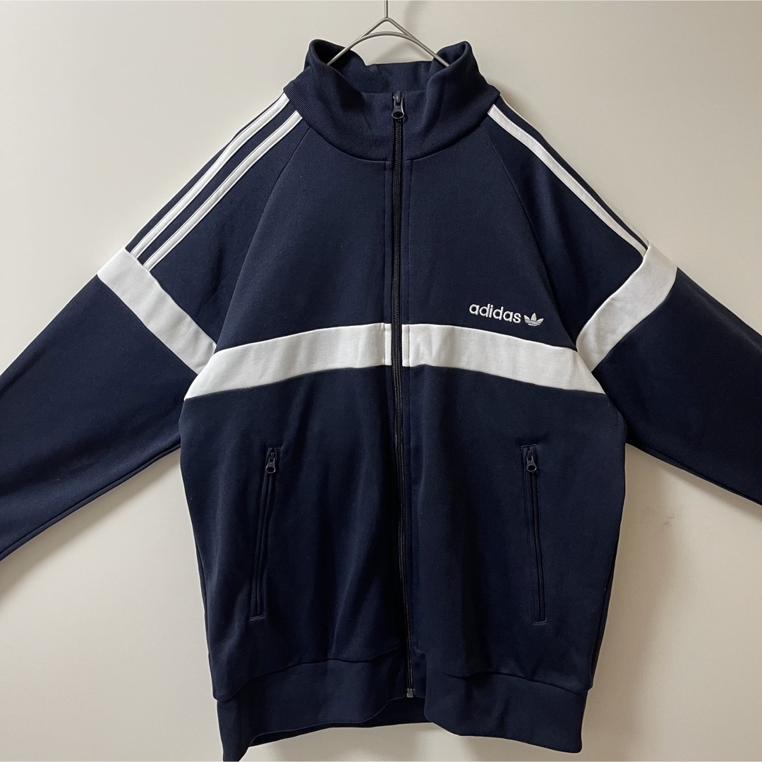 adidas - 美品80s復刻】アディダス刺繍トラックジャケット古着ジャージ