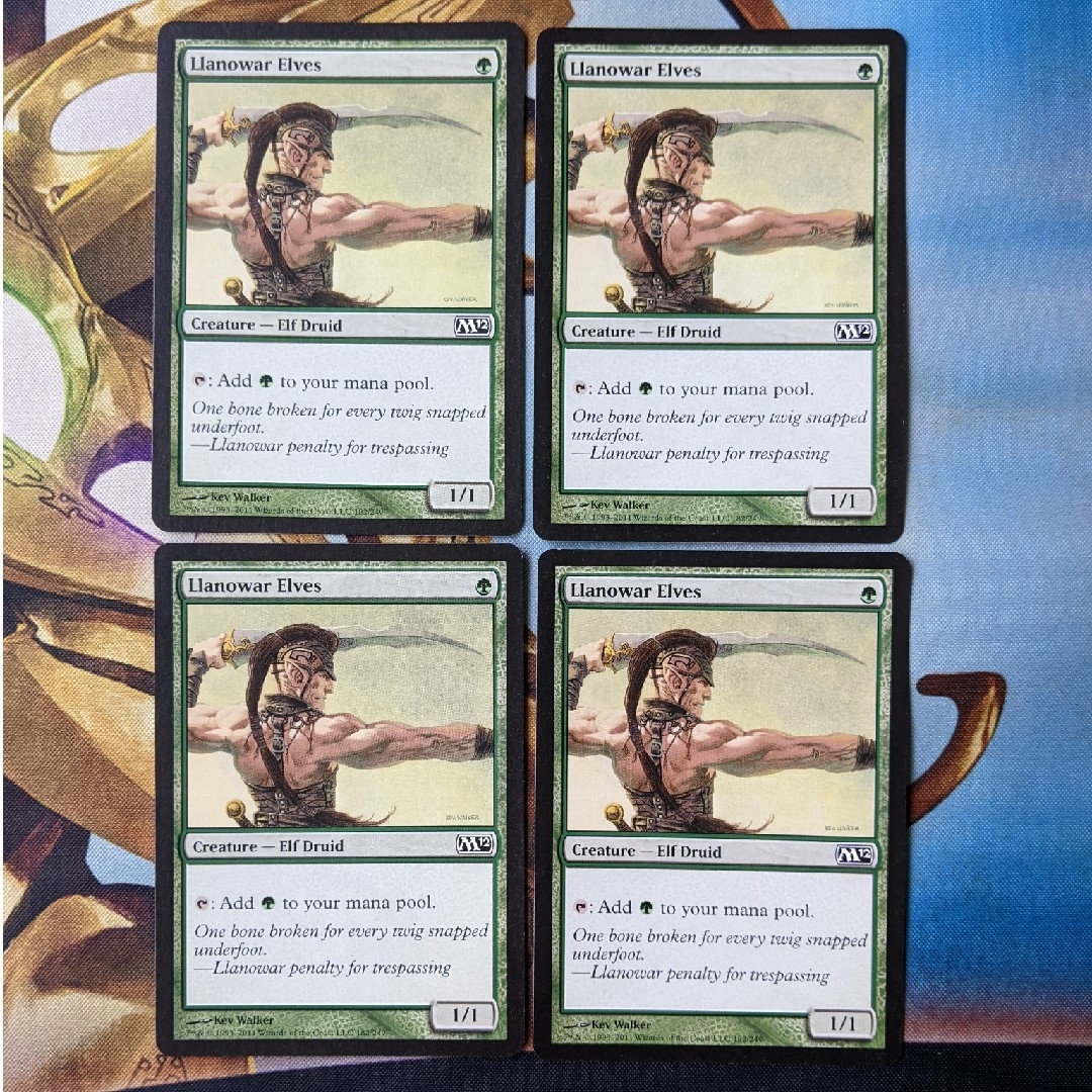 マジック：ザ・ギャザリング - ラノワールのエルフ 英語版4枚セットの